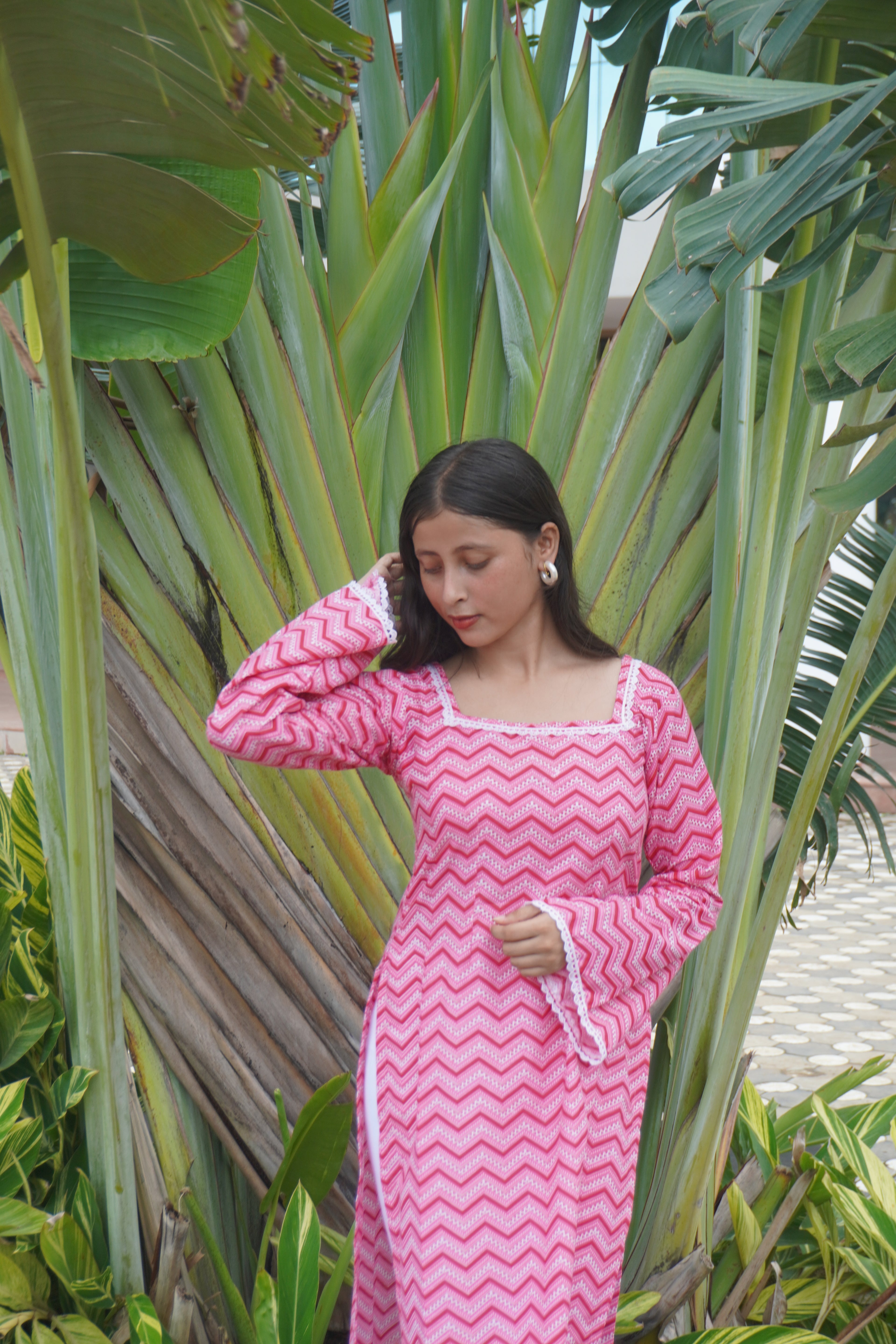 Gulrangi Waves Kurti