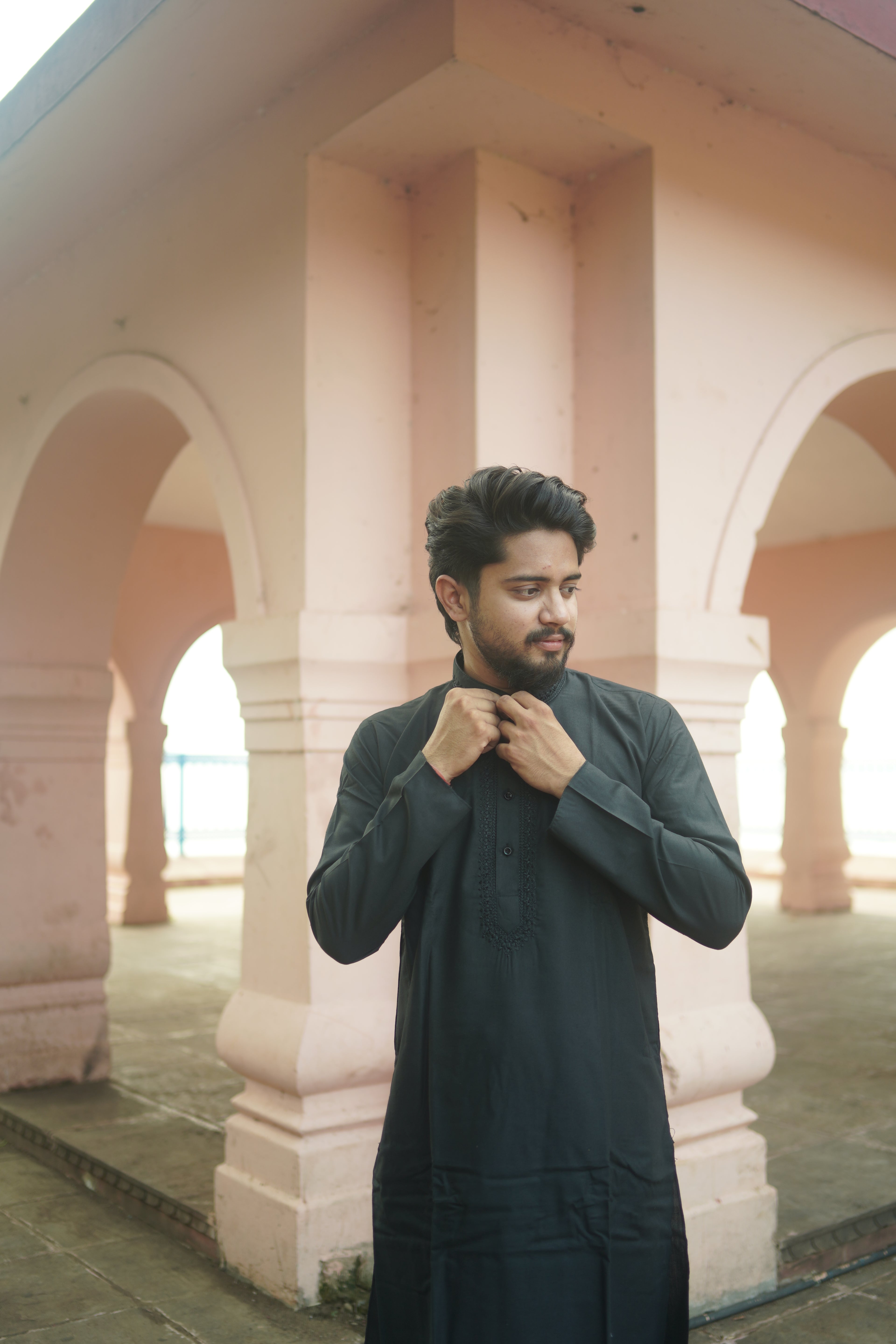 Classic Black Kurta with pajama