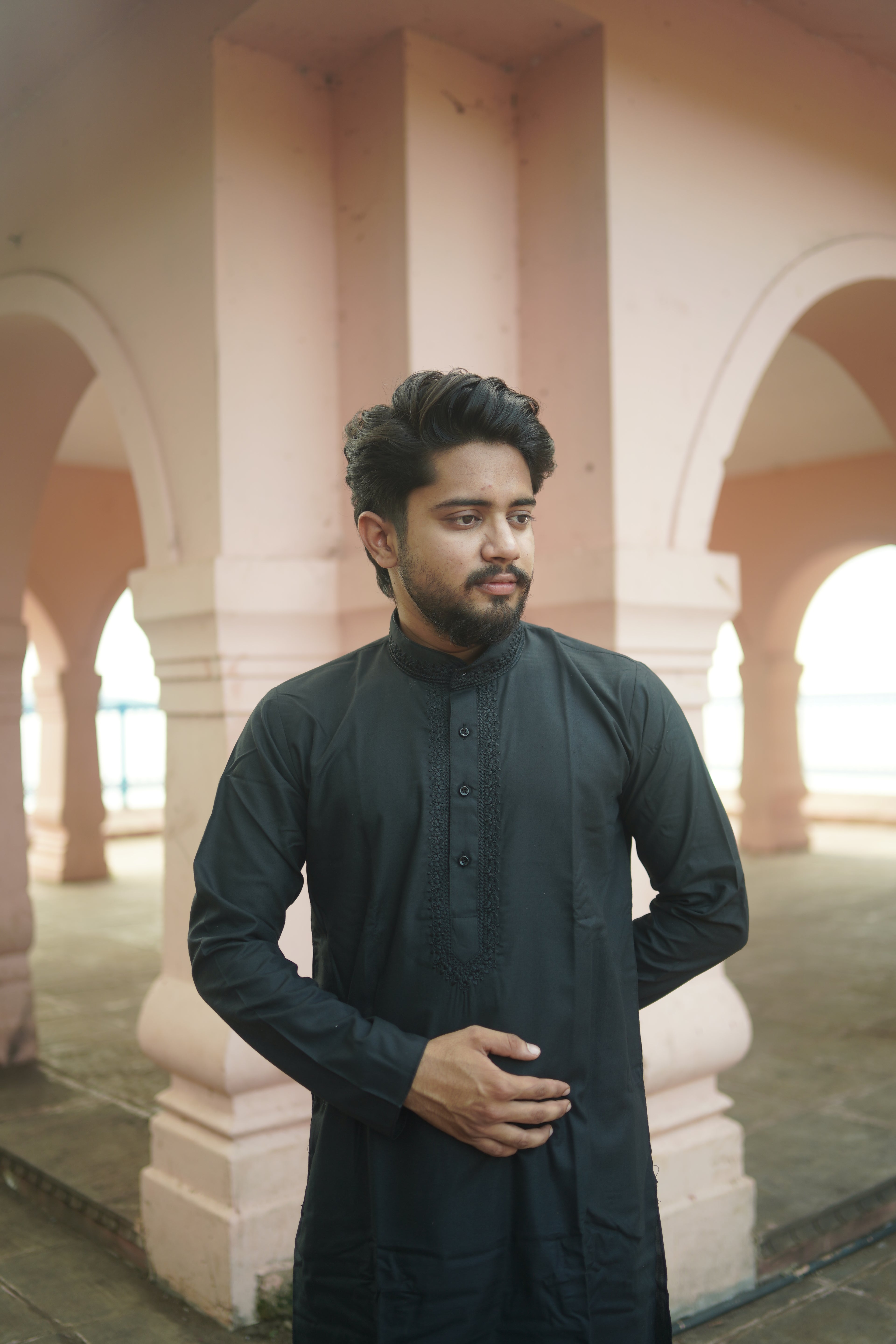 Classic Black Kurta with pajama