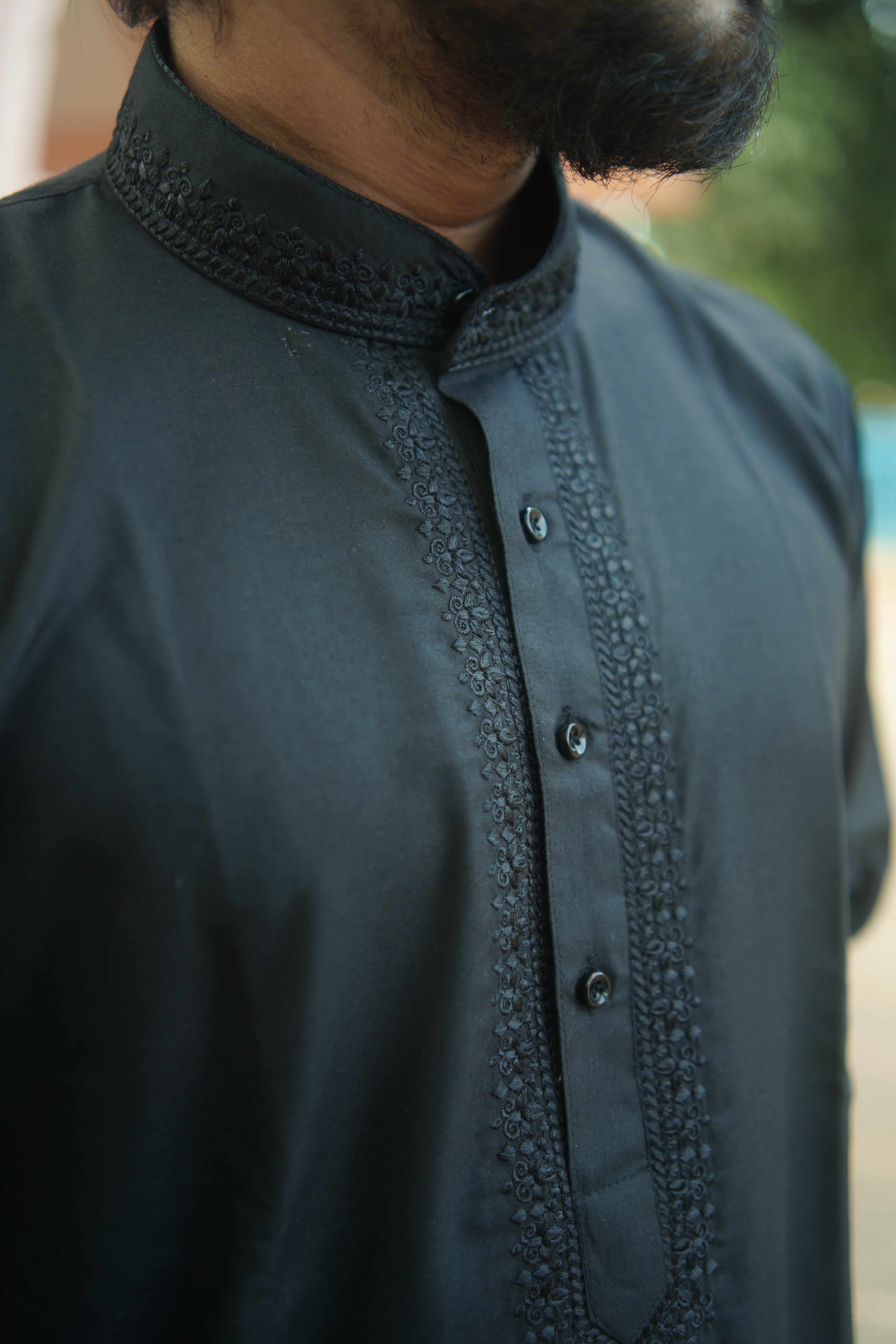 Classic Black Kurta with pajama