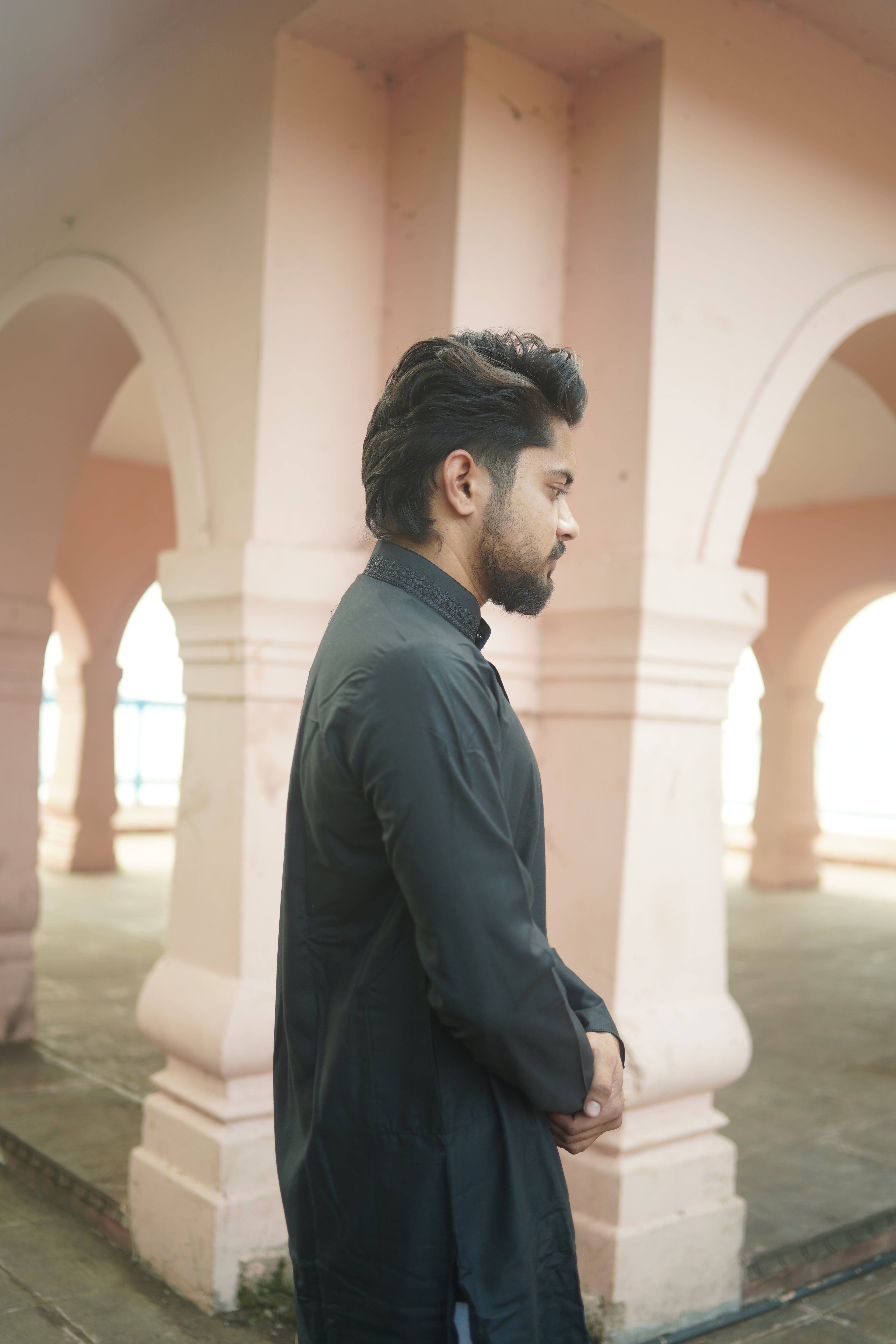 Classic Black Kurta with pajama