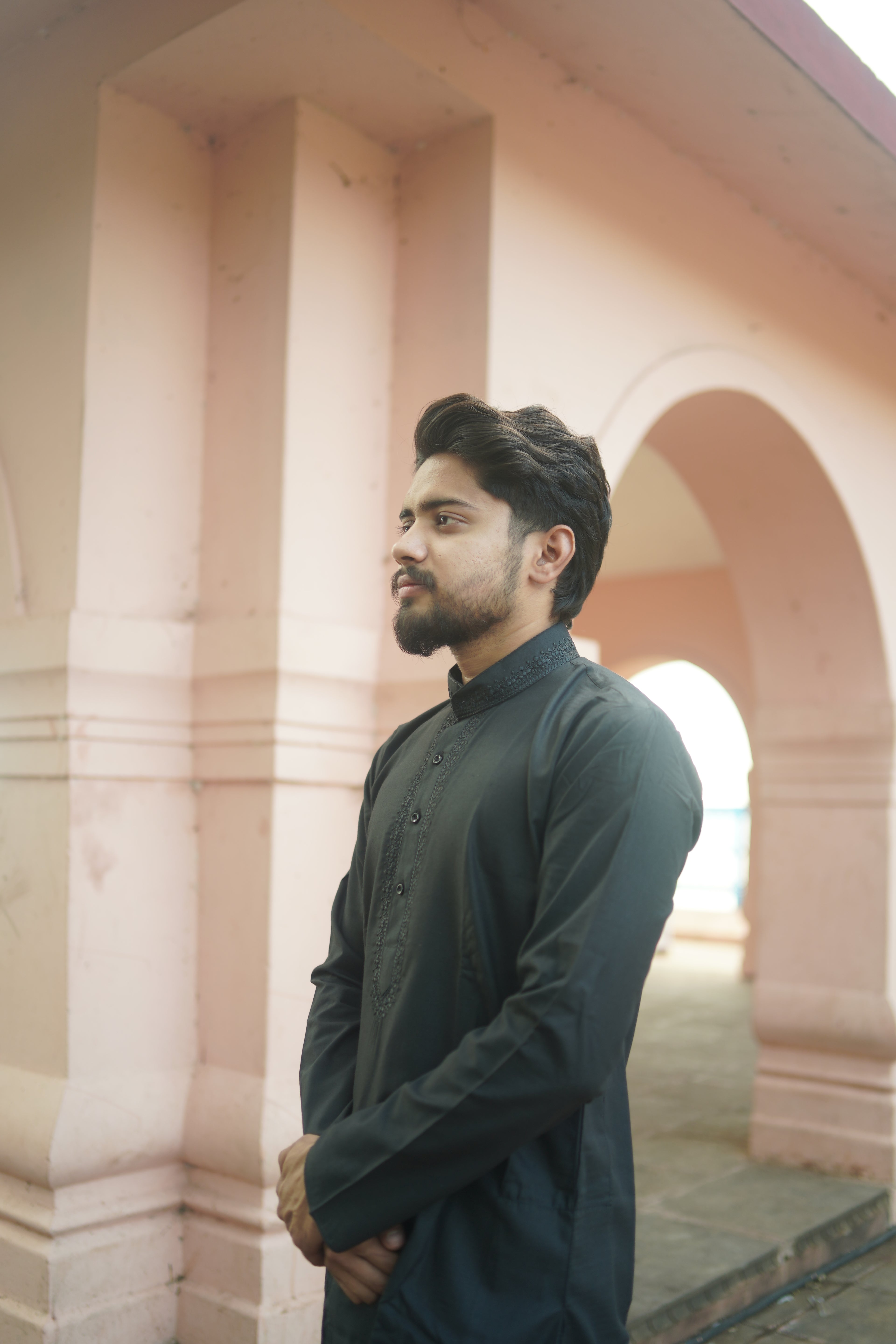 Classic Black Kurta with pajama