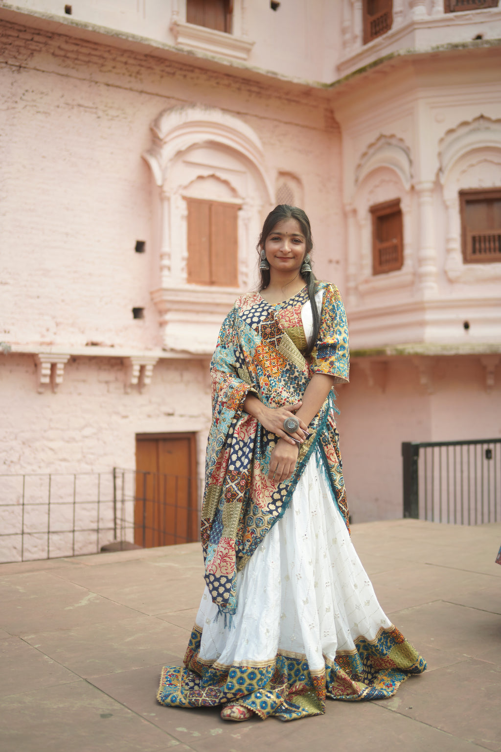 Elegant Patchwork Lehenga