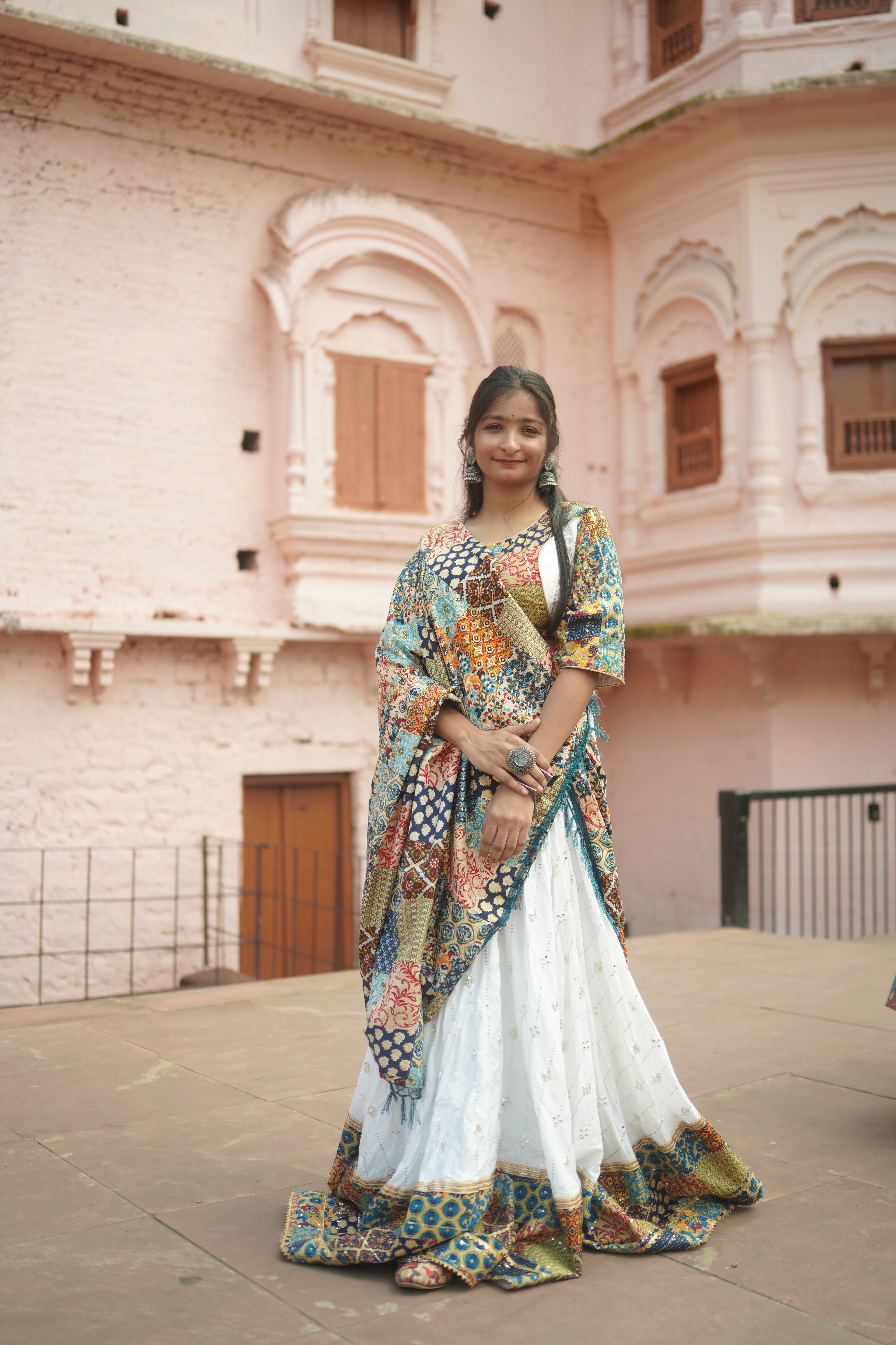 Elegant Patchwork Lehenga