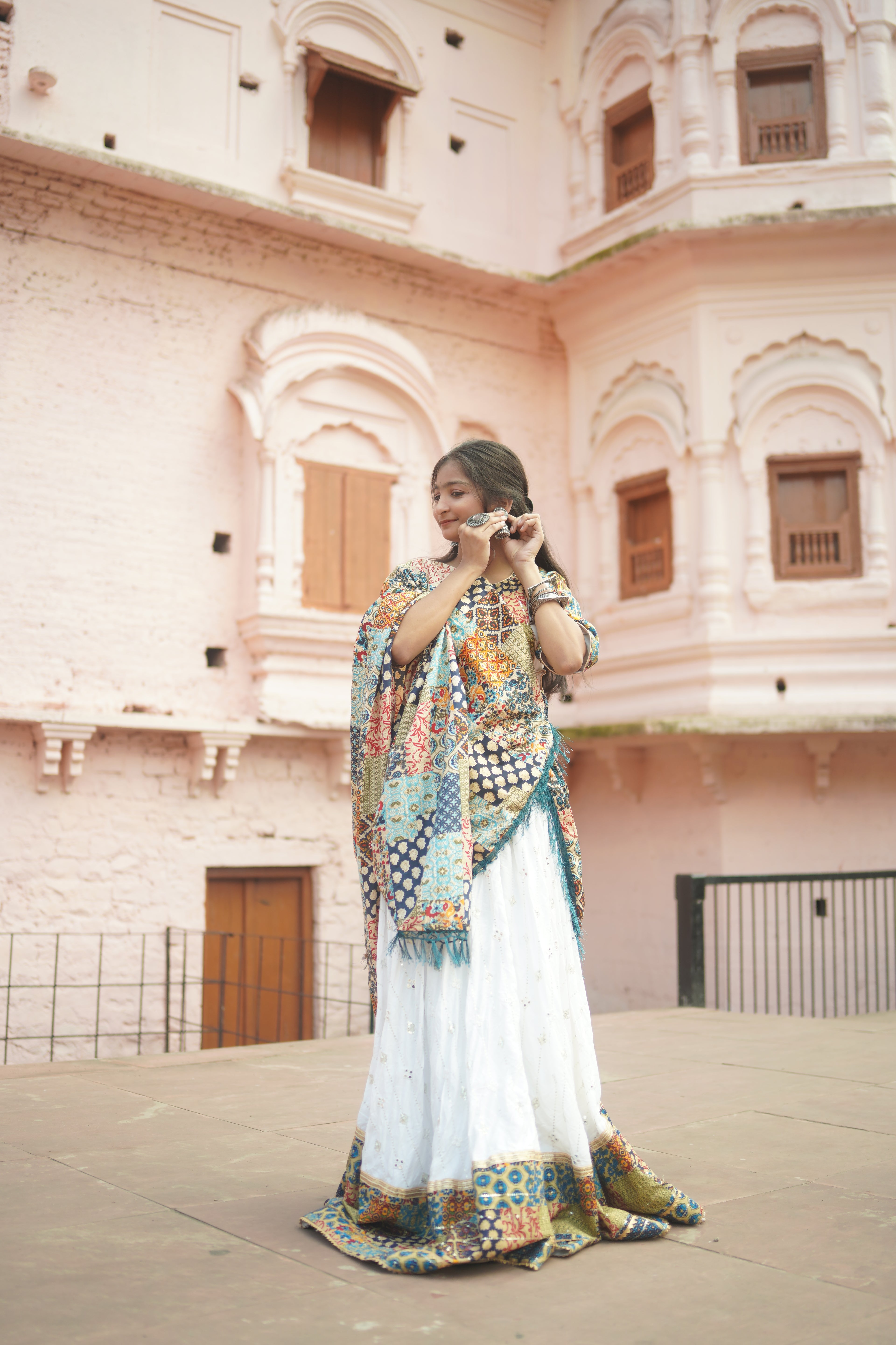 Elegant Patchwork Lehenga