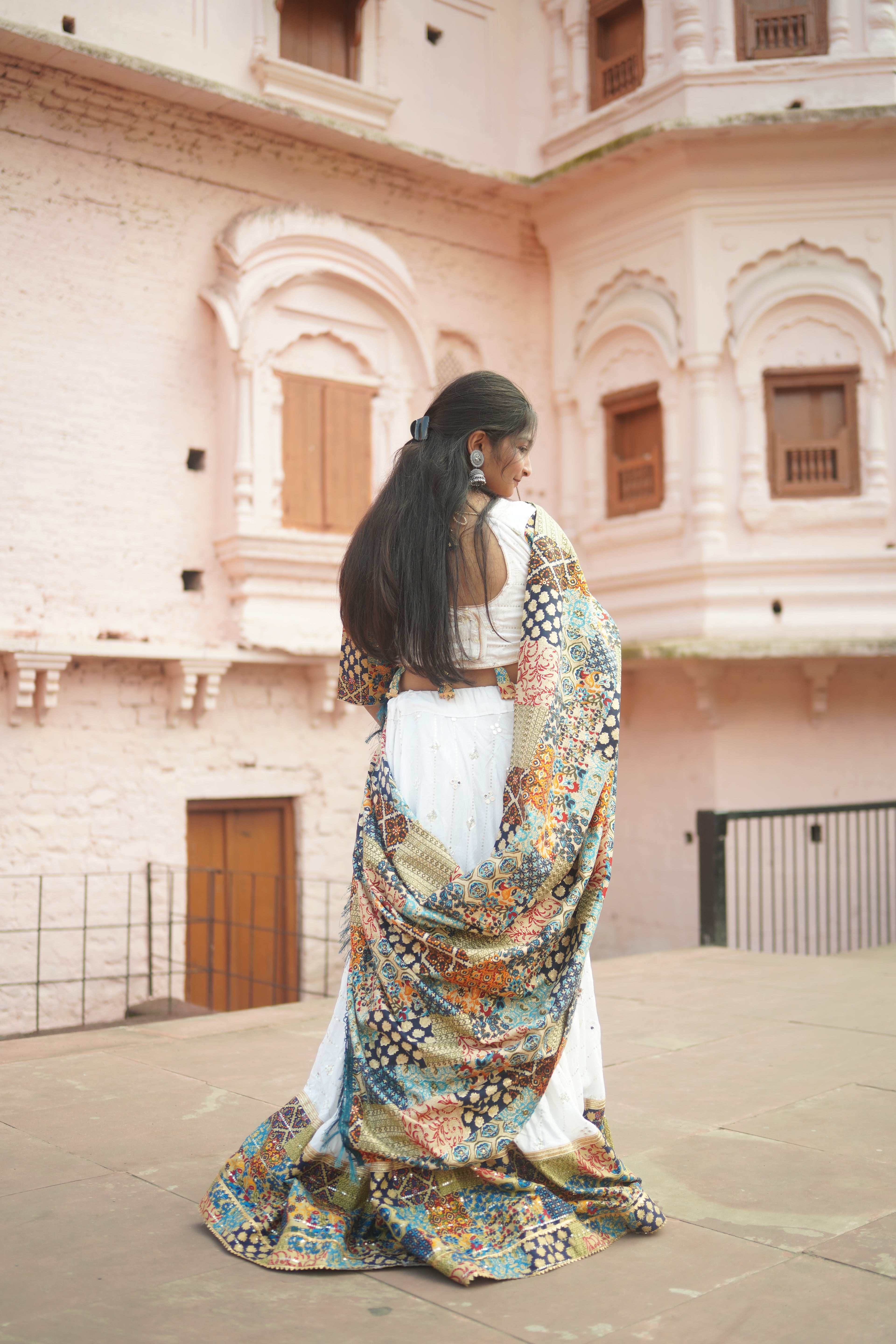 Elegant Patchwork Lehenga