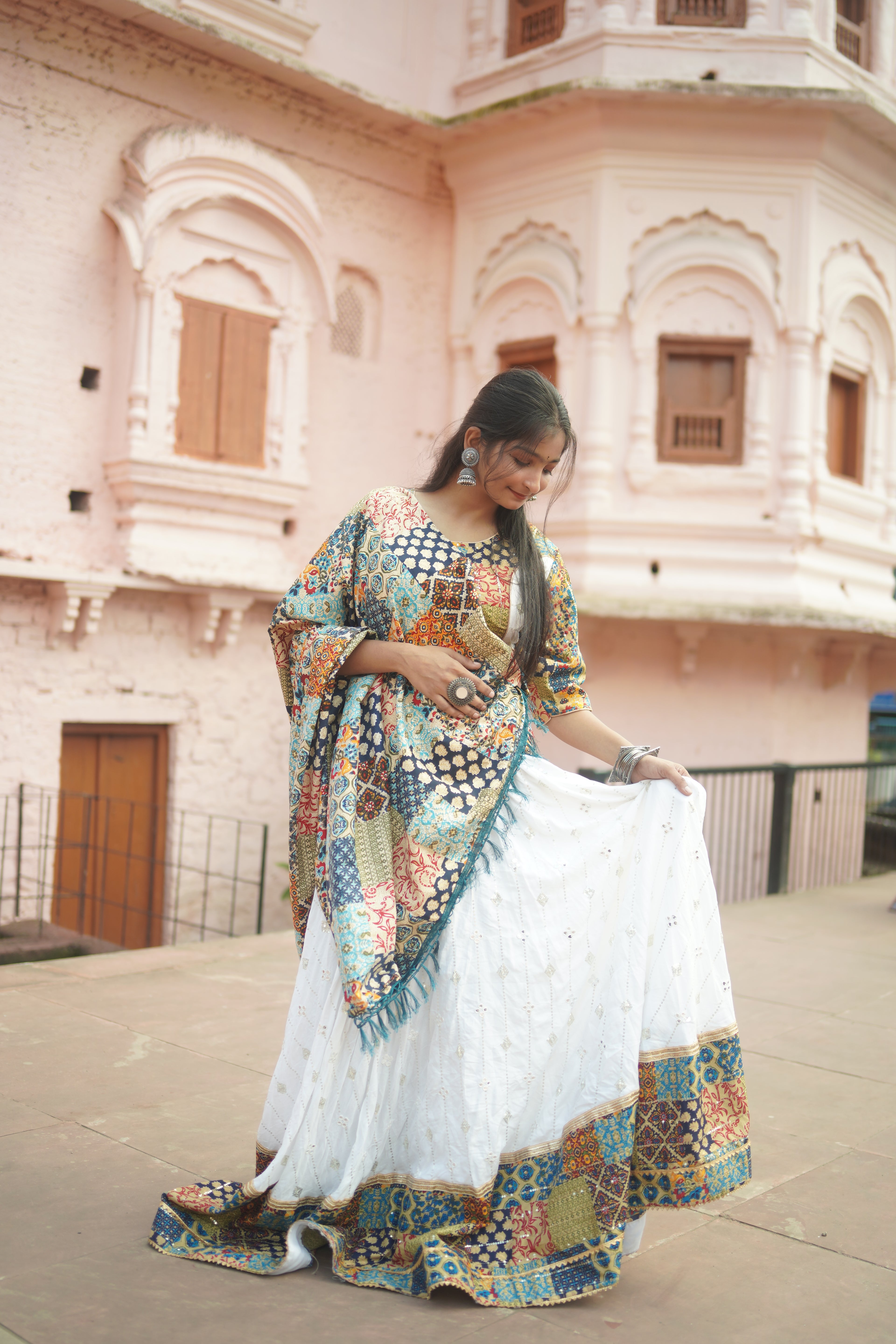 Elegant Patchwork Lehenga