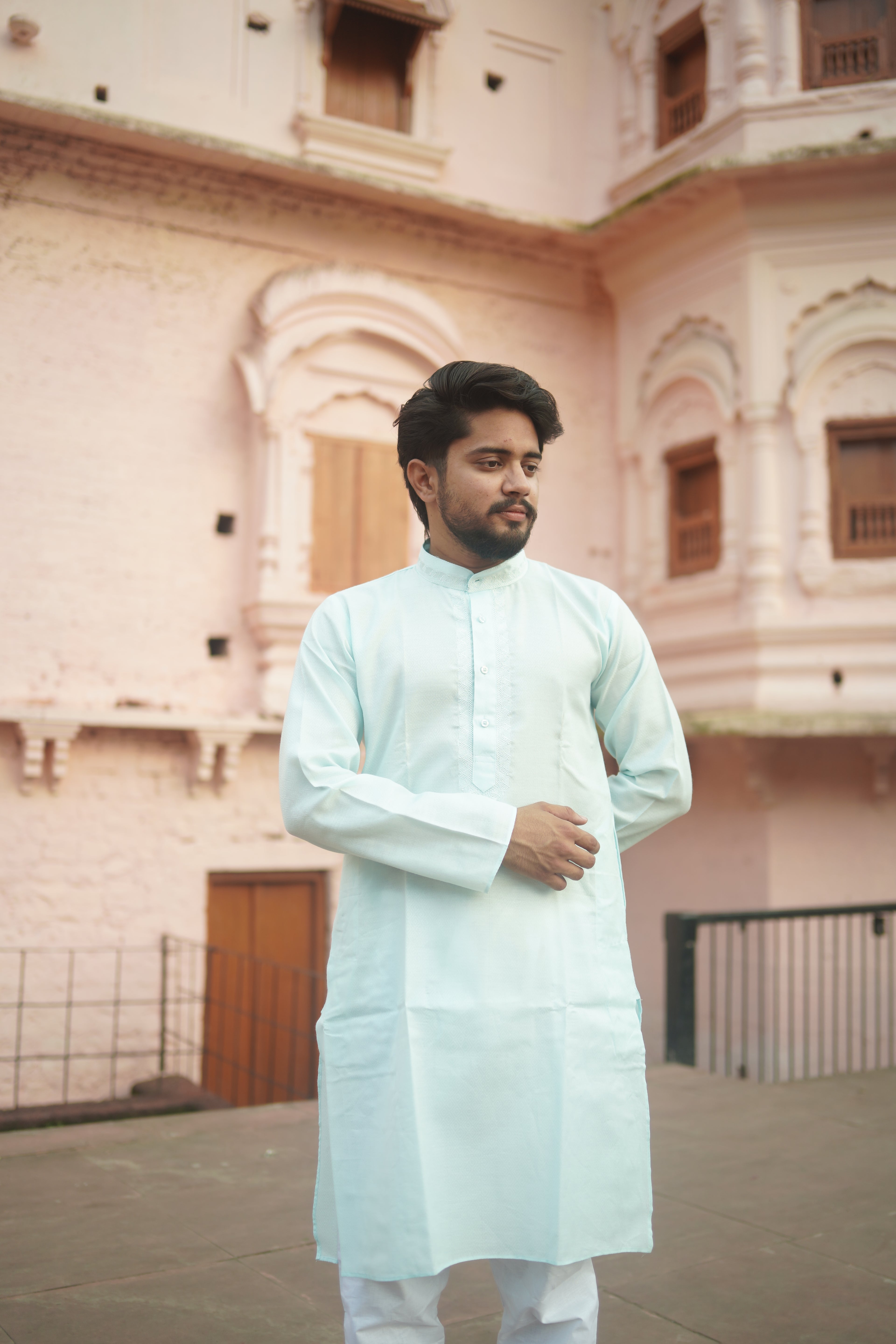 Elegant Pastel Kurta with pajama