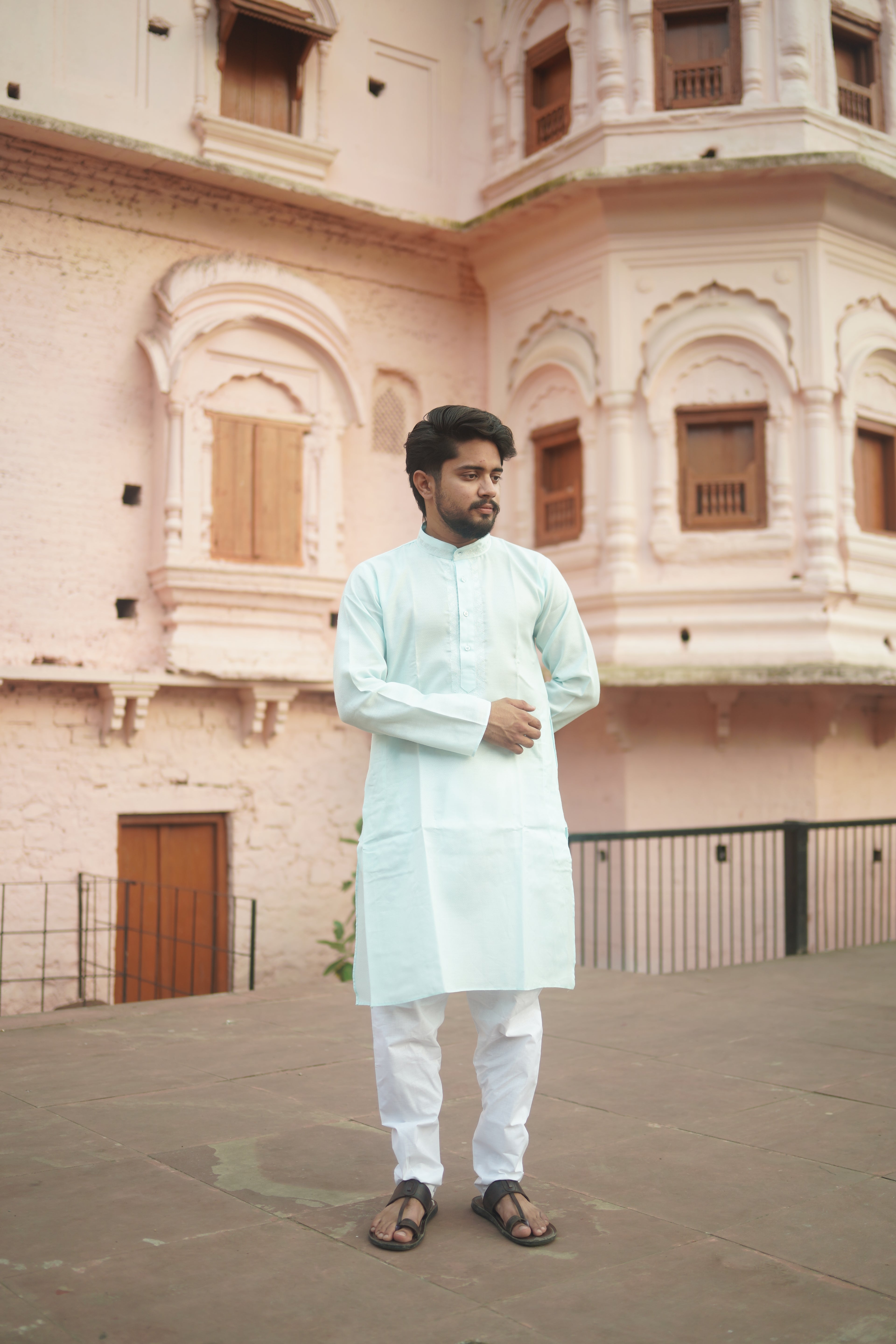 Elegant Pastel Kurta with pajama
